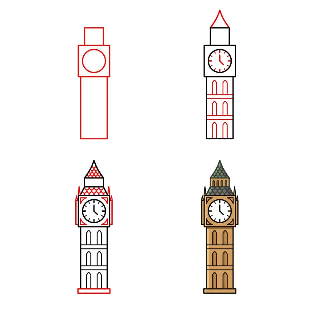 Illustration de Big Ben dessin