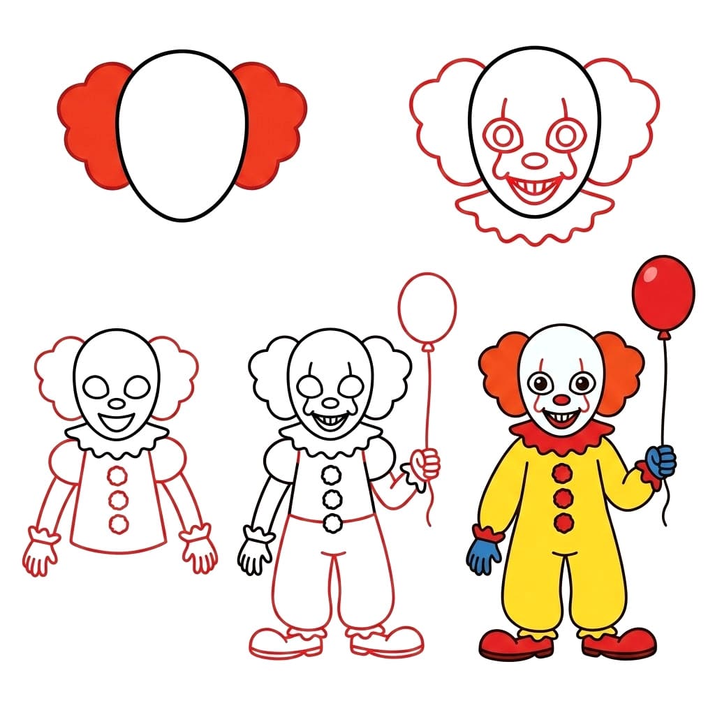 Pennywise dessin animé dessin