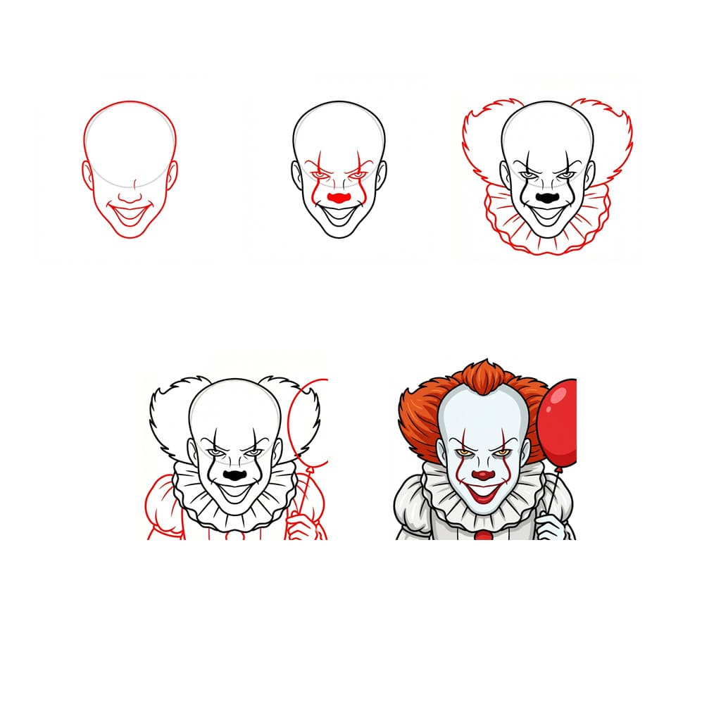 Pennywise du film dessin