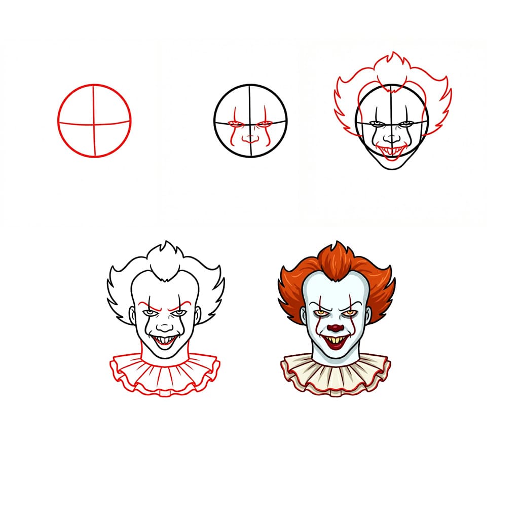Pennywise souriant dessin