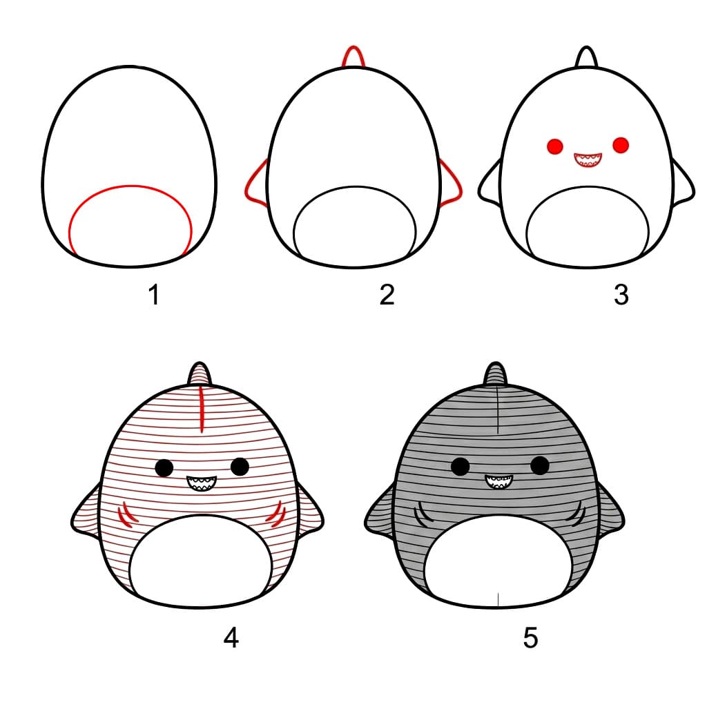 Squishmallows Gordon dessin