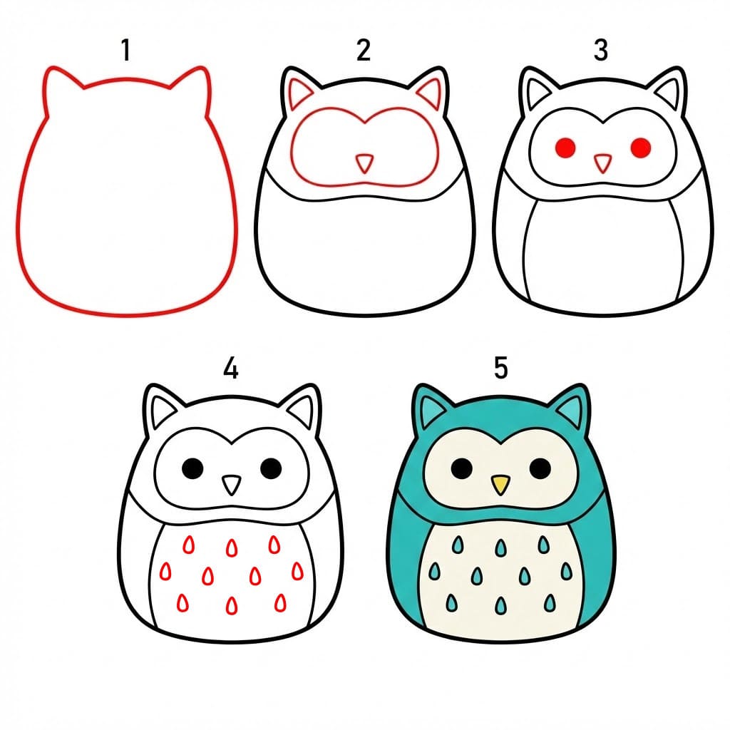 Squishmallows Winston dessin