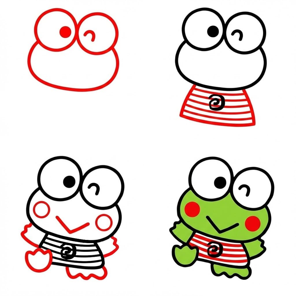 Danse Keroppi dessin