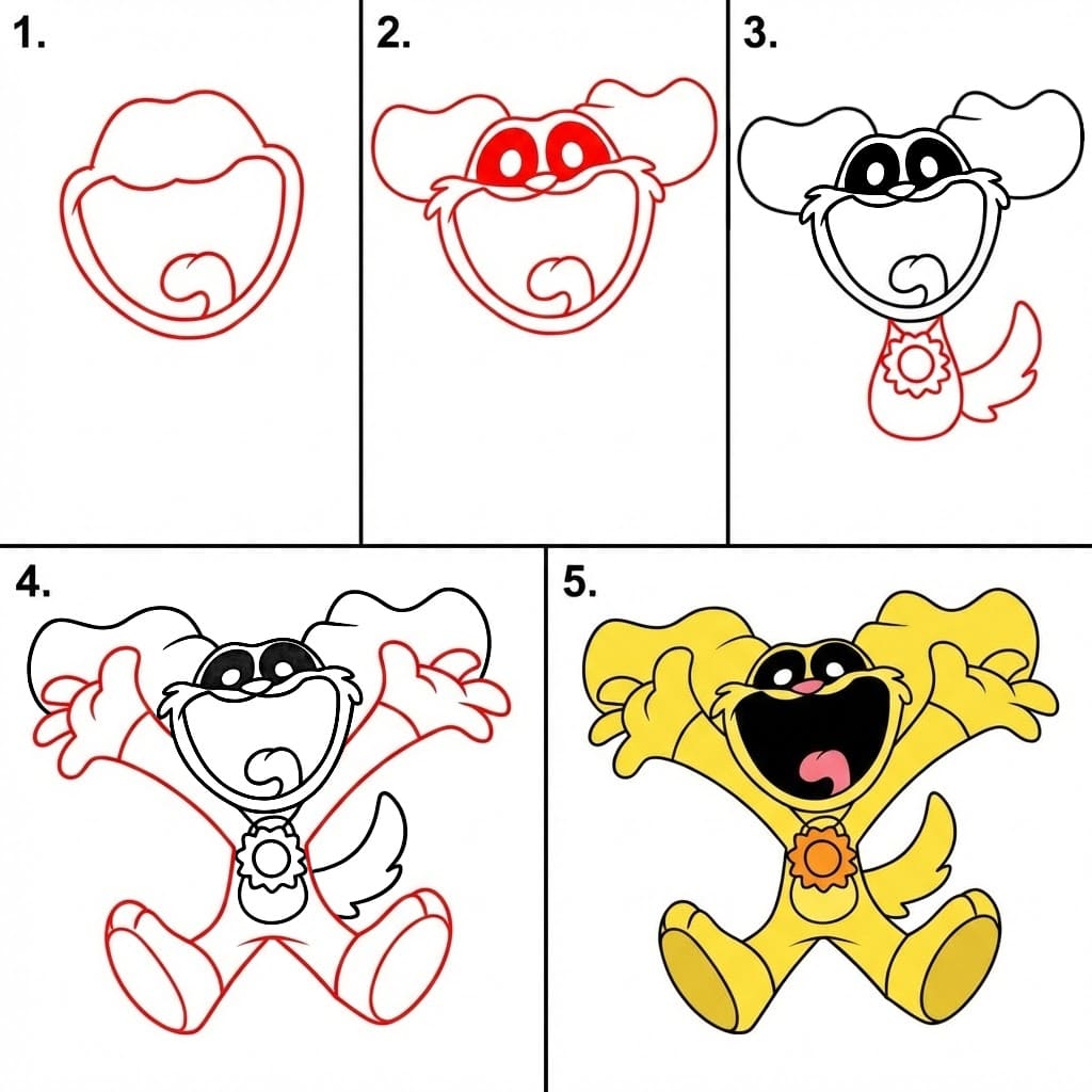 DogDay chez les Smiling Critters dessin