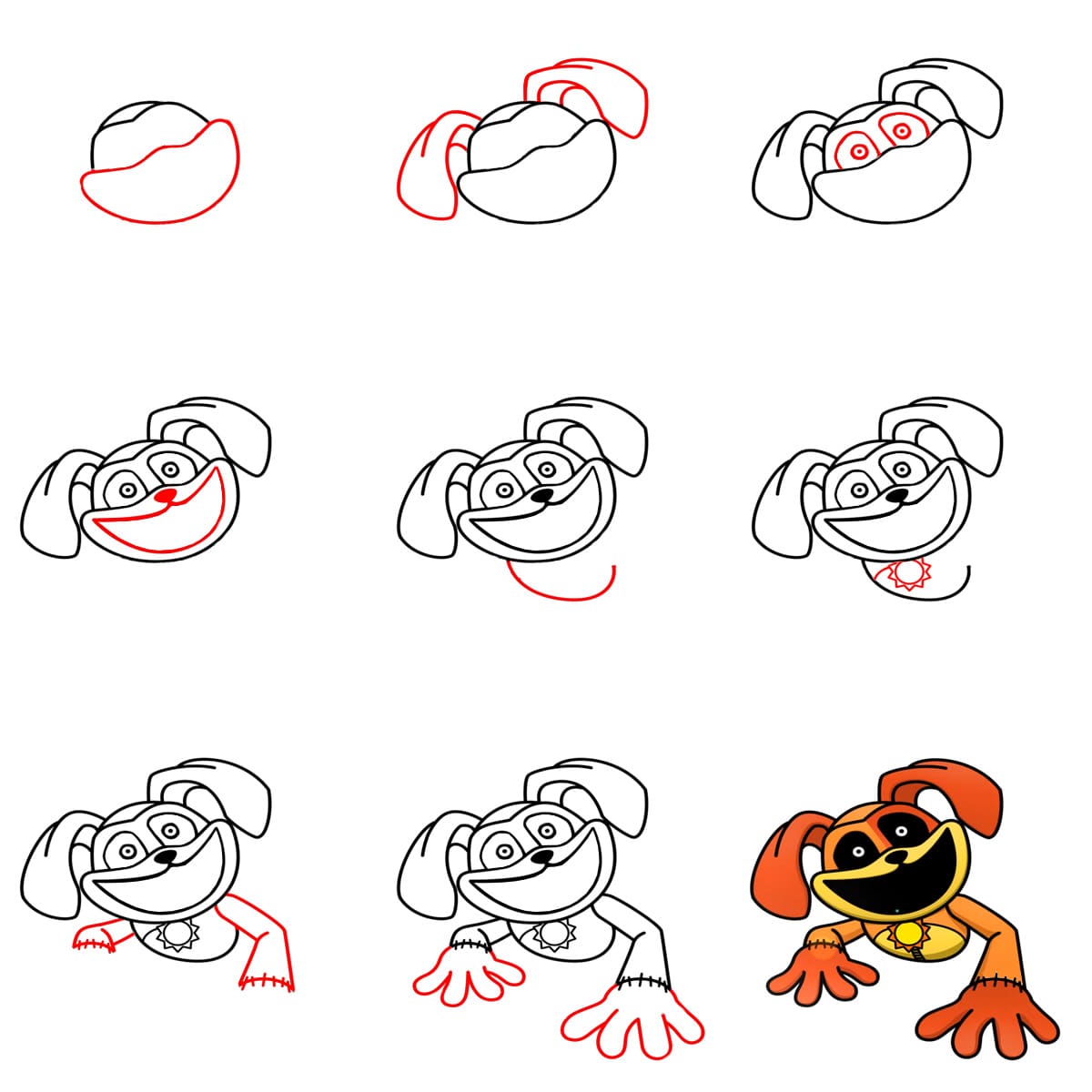 DogDay en Train de Ramper dessin