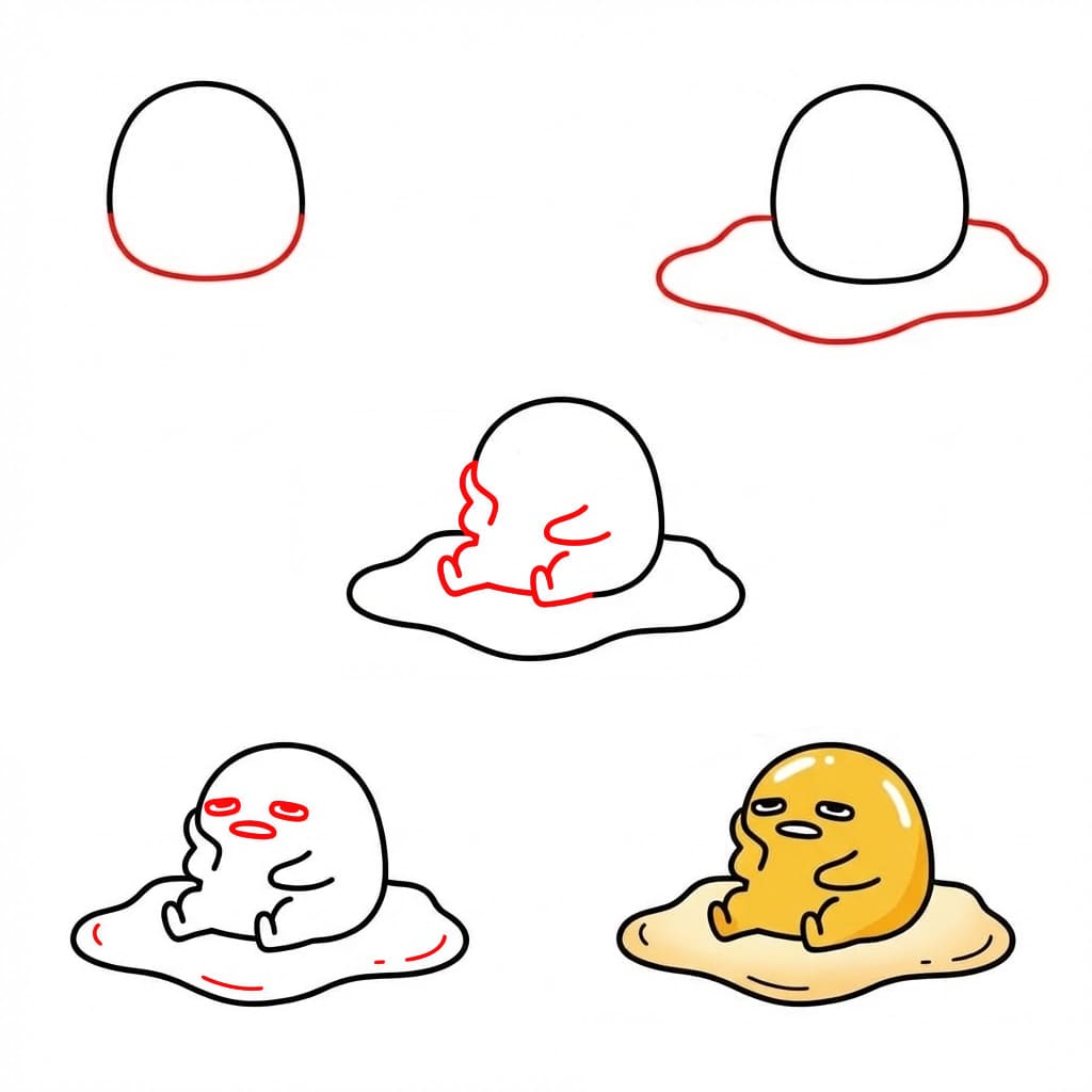 Gudetama paresseux dessin