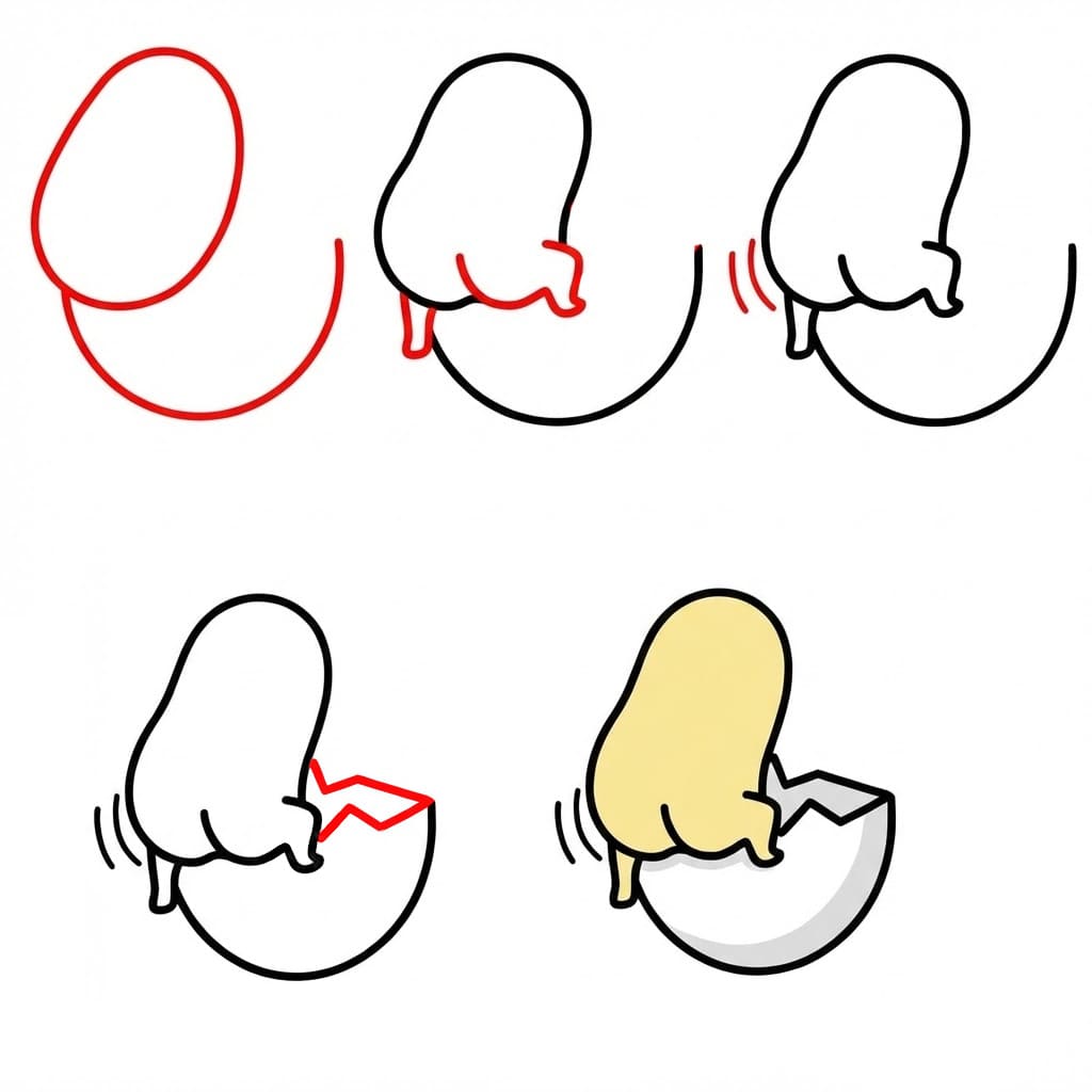 Gudetama très drôle dessin