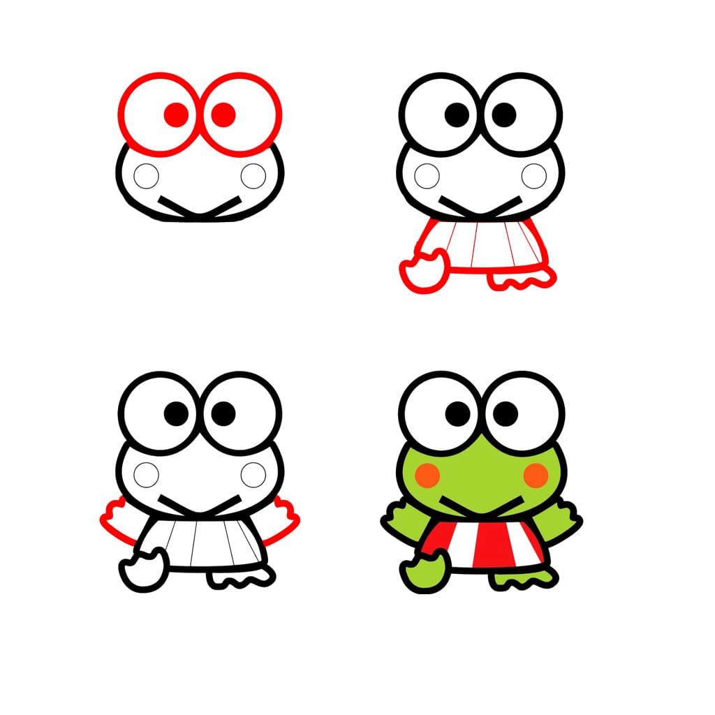 Keroppi amusant dessin