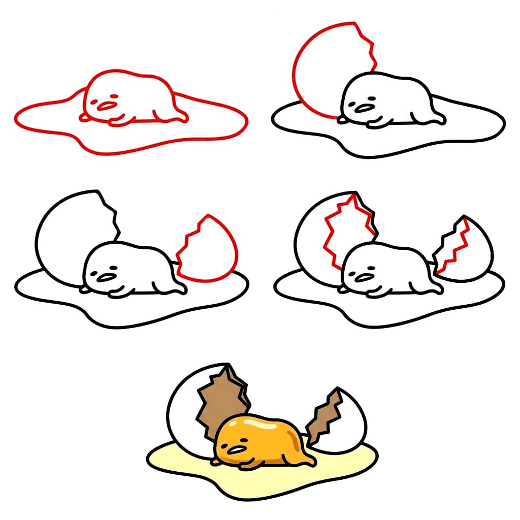 L'adorable Gudetama dessin