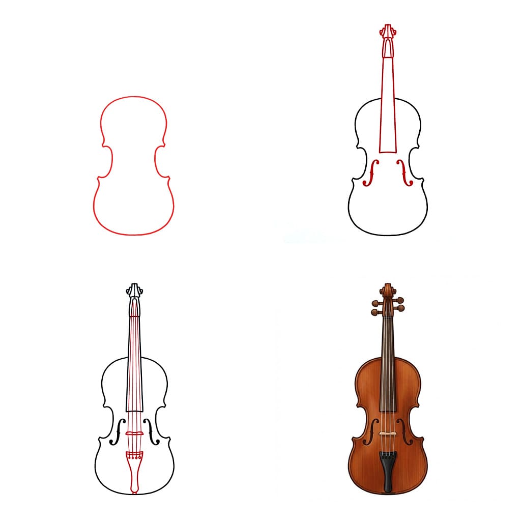 Violon à imprimer gratuitement dessin