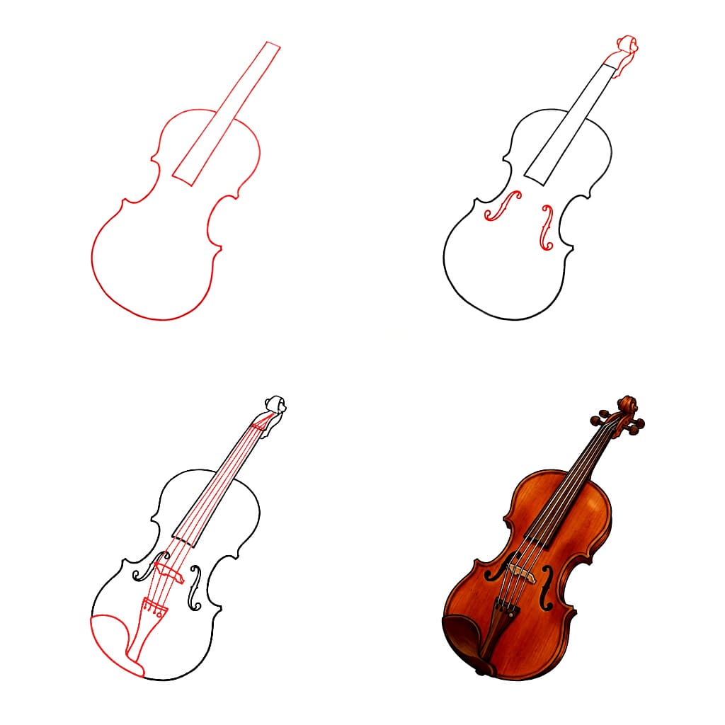 Violon gratuit dessin