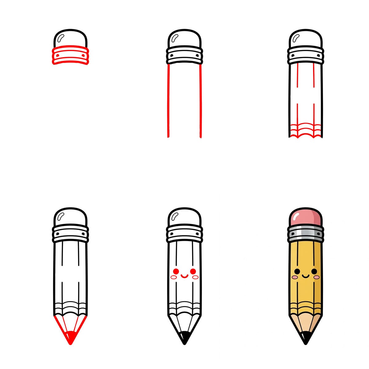 Crayon Kawaii dessin