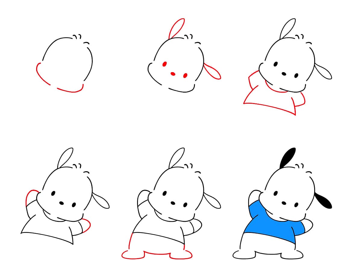 Pochacco dessin