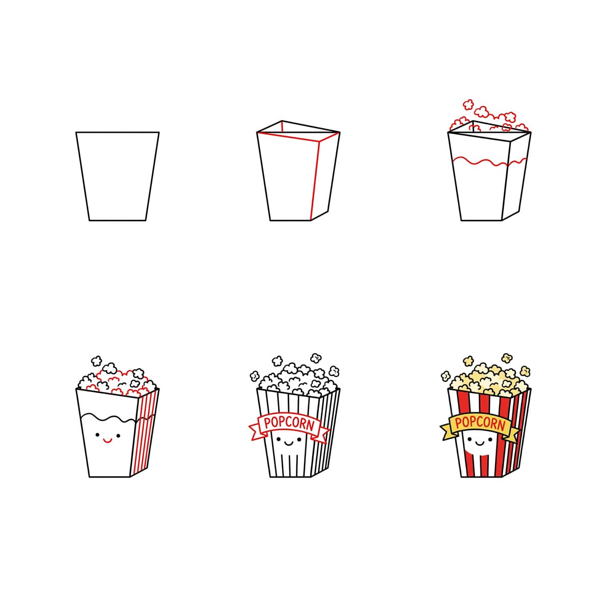 Popcorn gratuit dessin