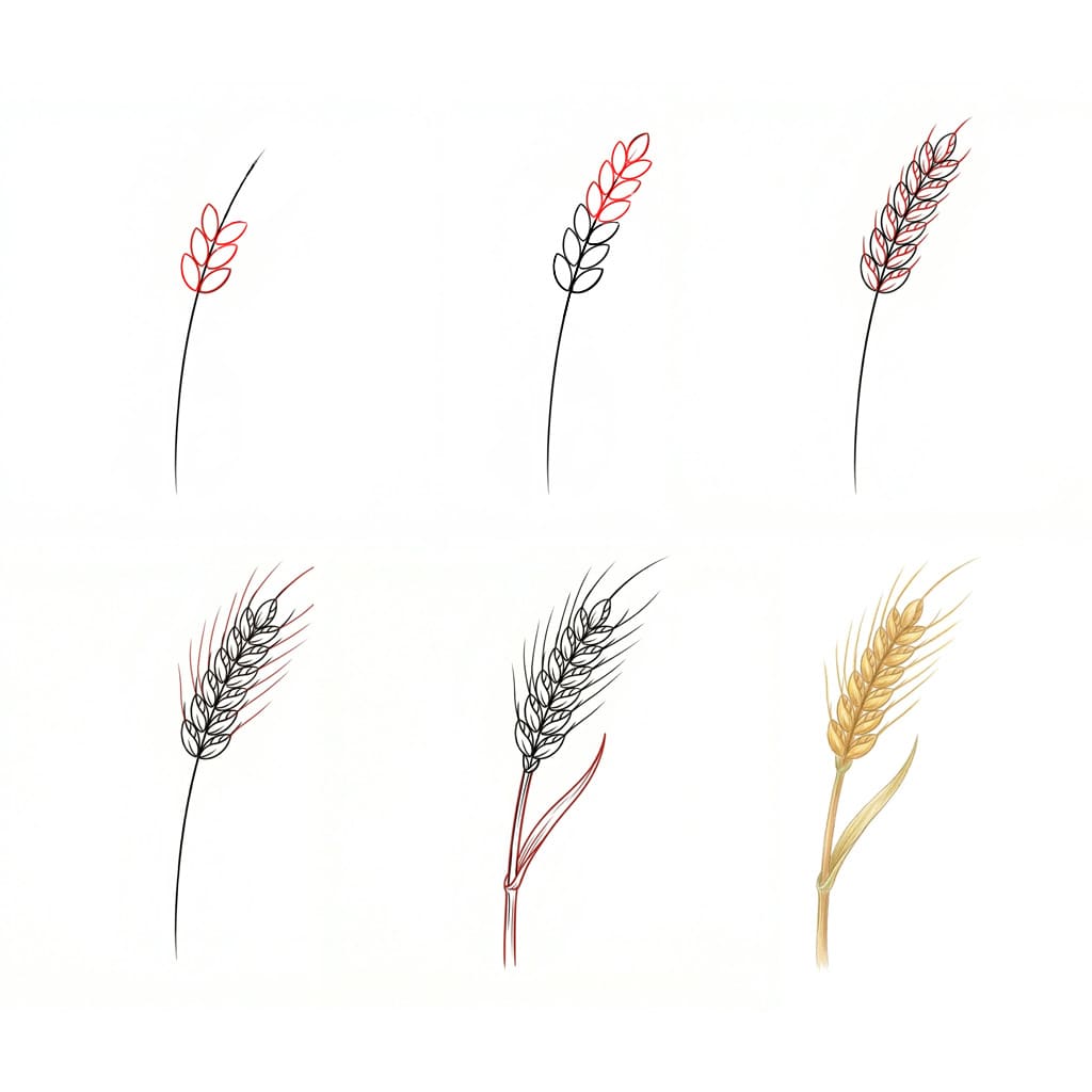 Blé doux dessin