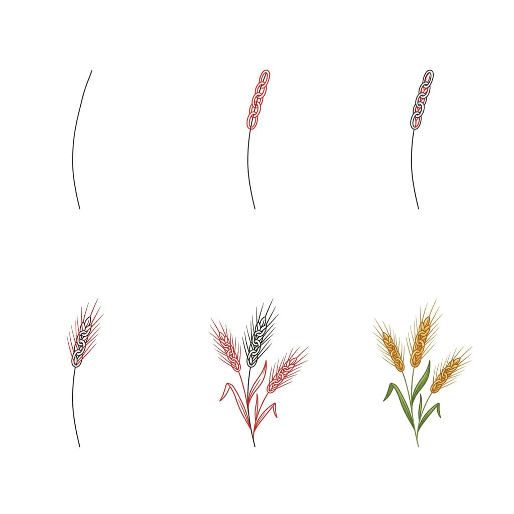 Blé dessin