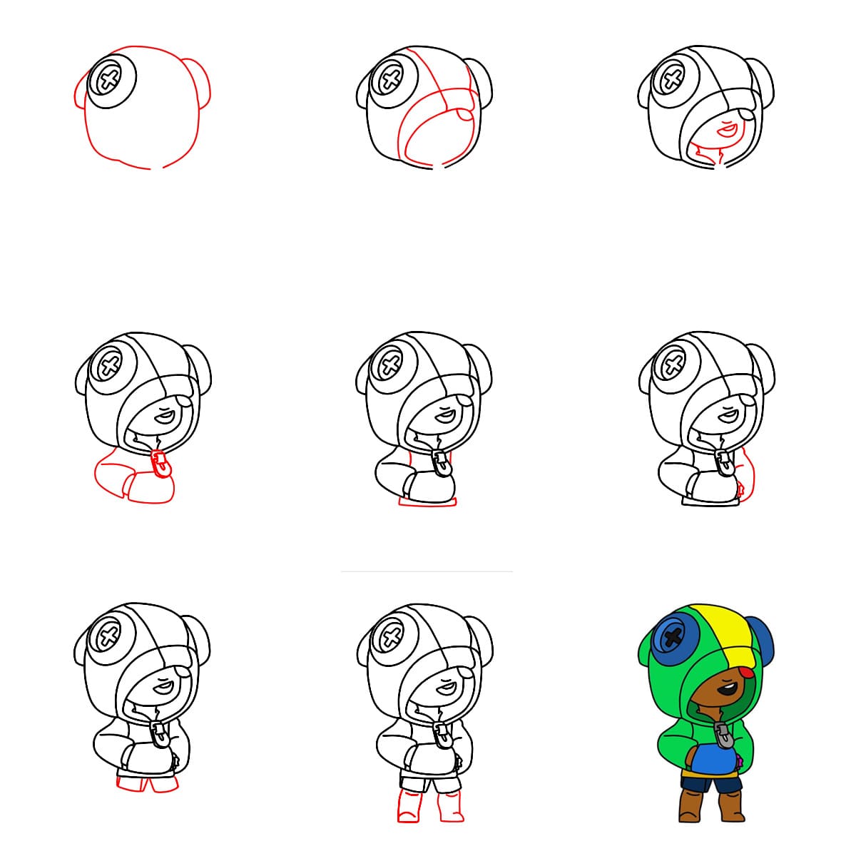 Brawl Stars Leon dessin