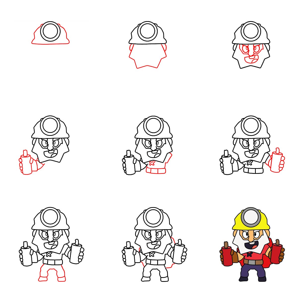 Dynamike Brawl Stars dessin