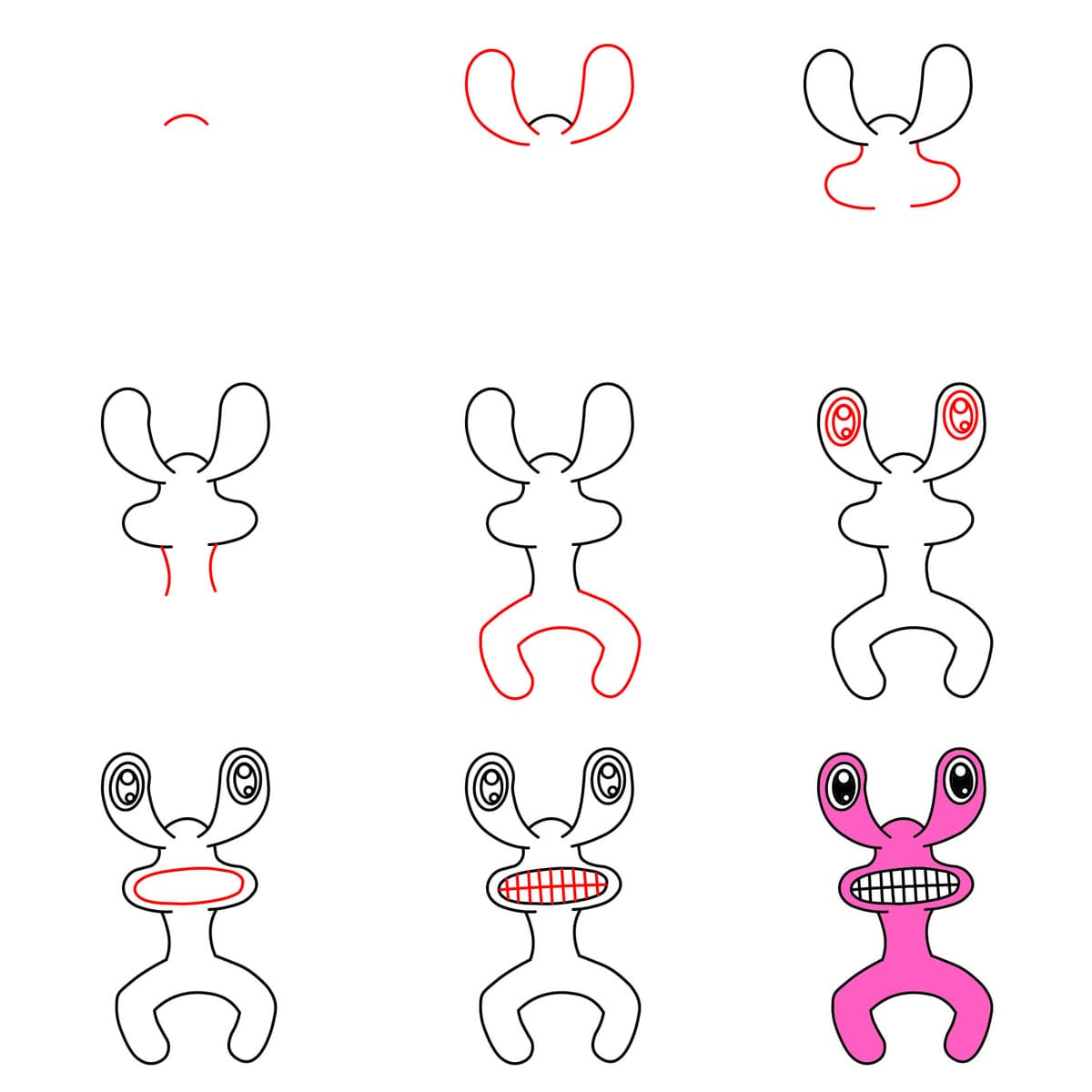 Rainbow Friends Monstre dessin