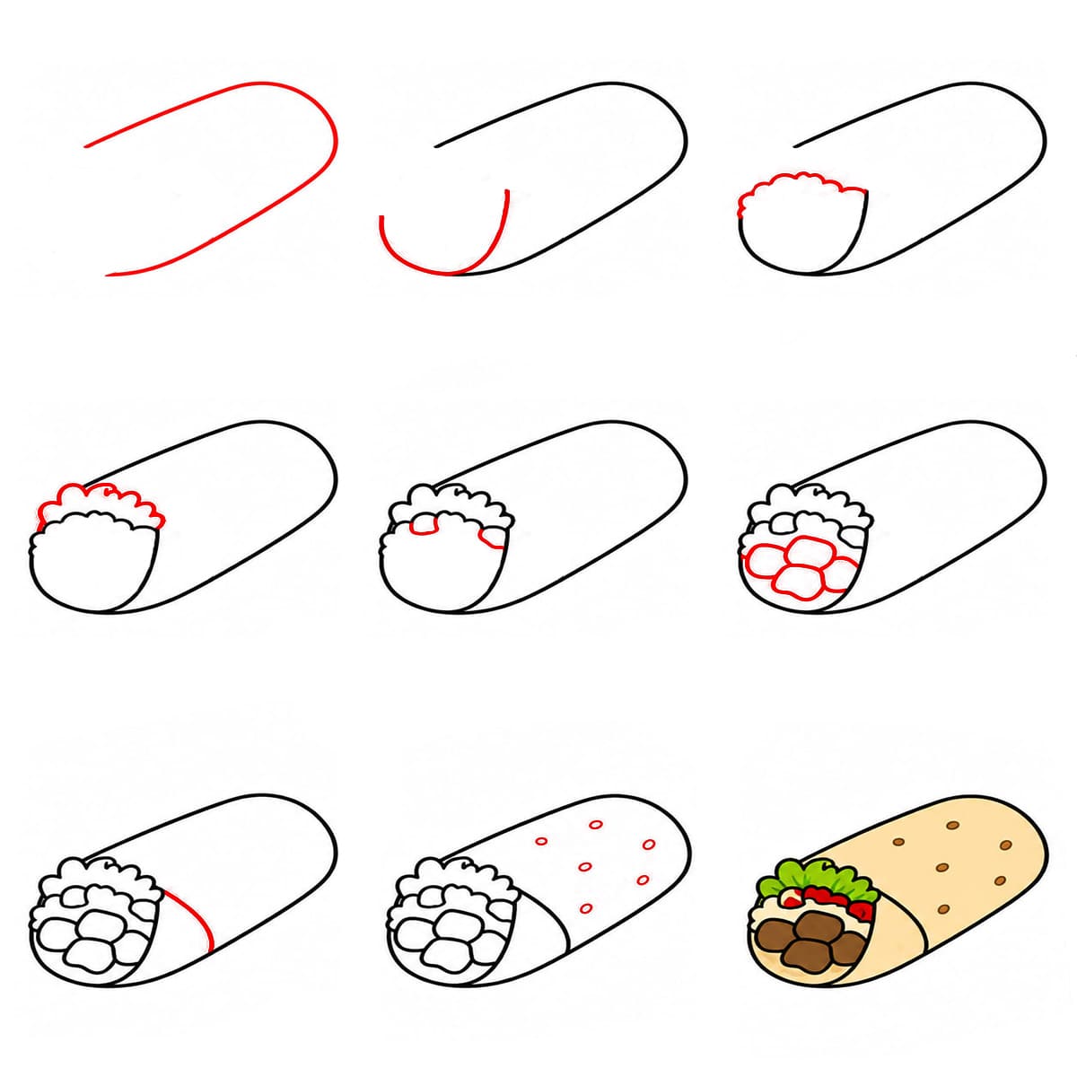 Bon burrito dessin