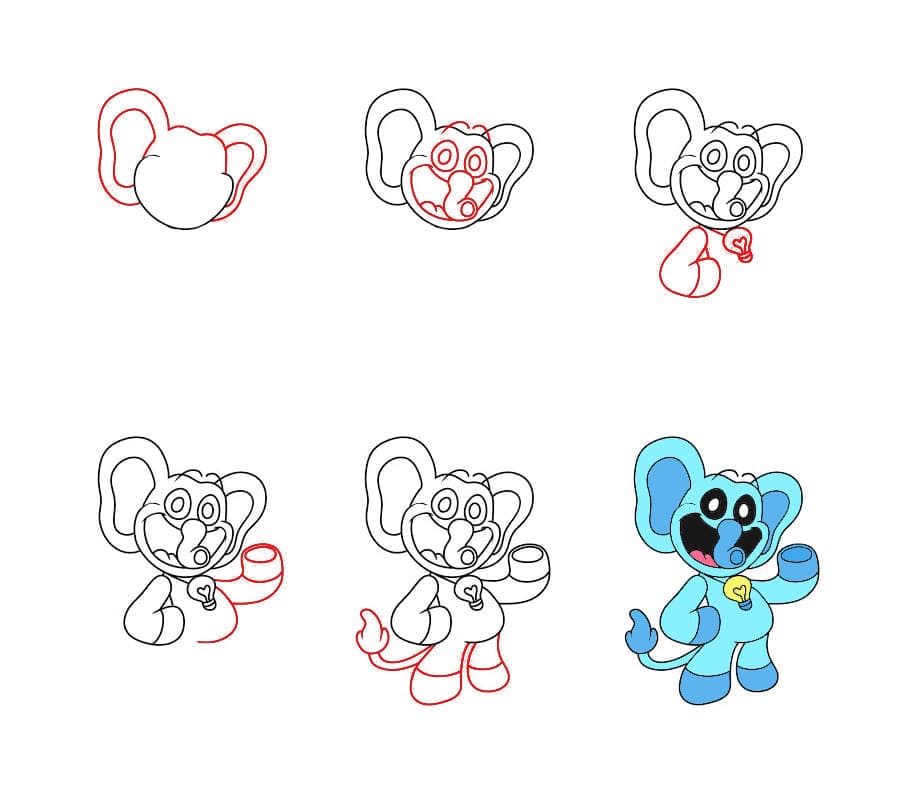 Bubba Bubbaphant Smiling Critters dessin