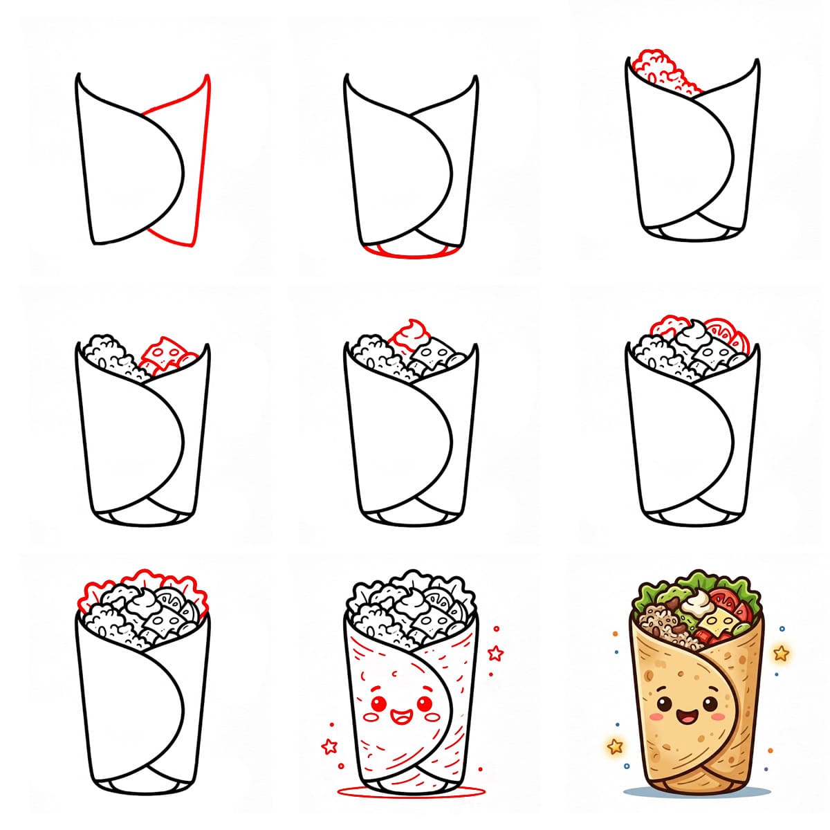 Burrito gratuit dessin
