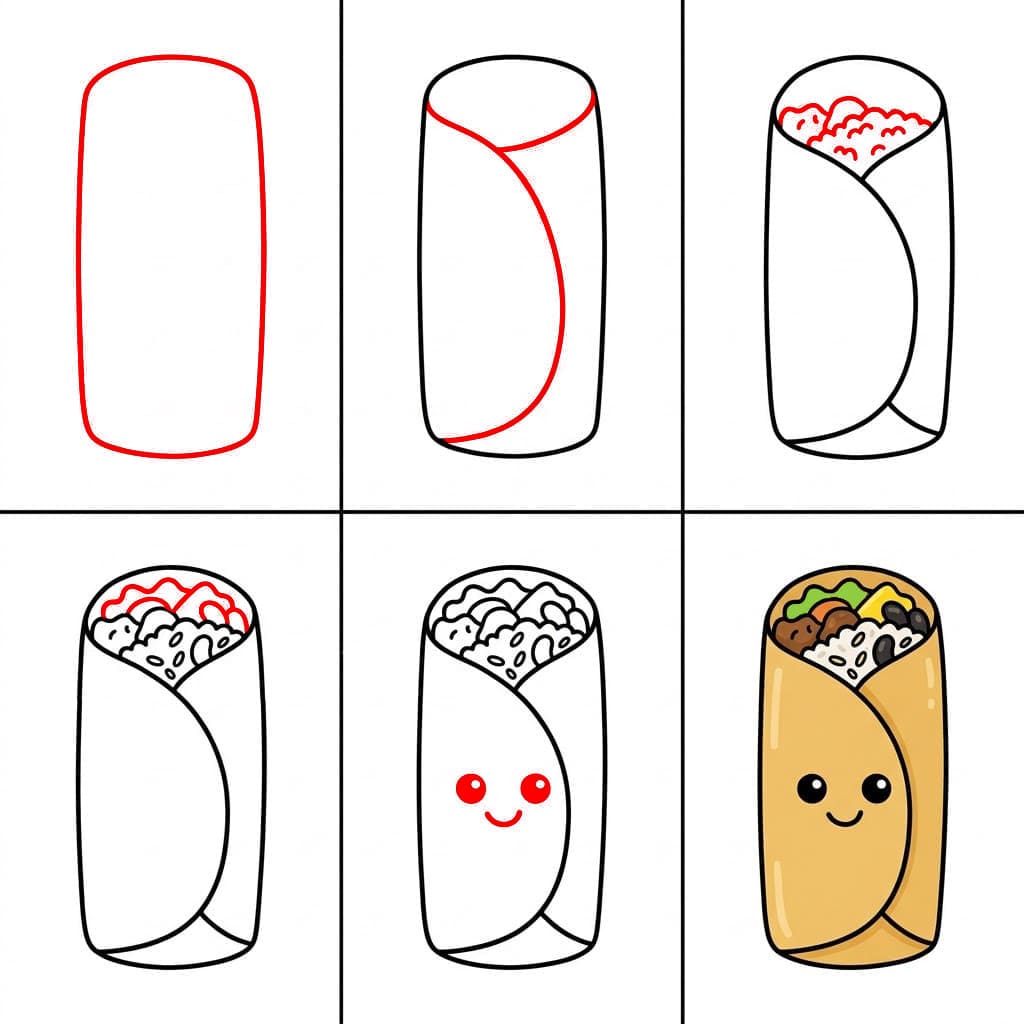 Burrito mignon dessin