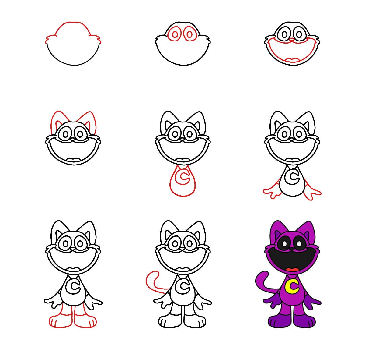 Catnap Smiling Critters dessin