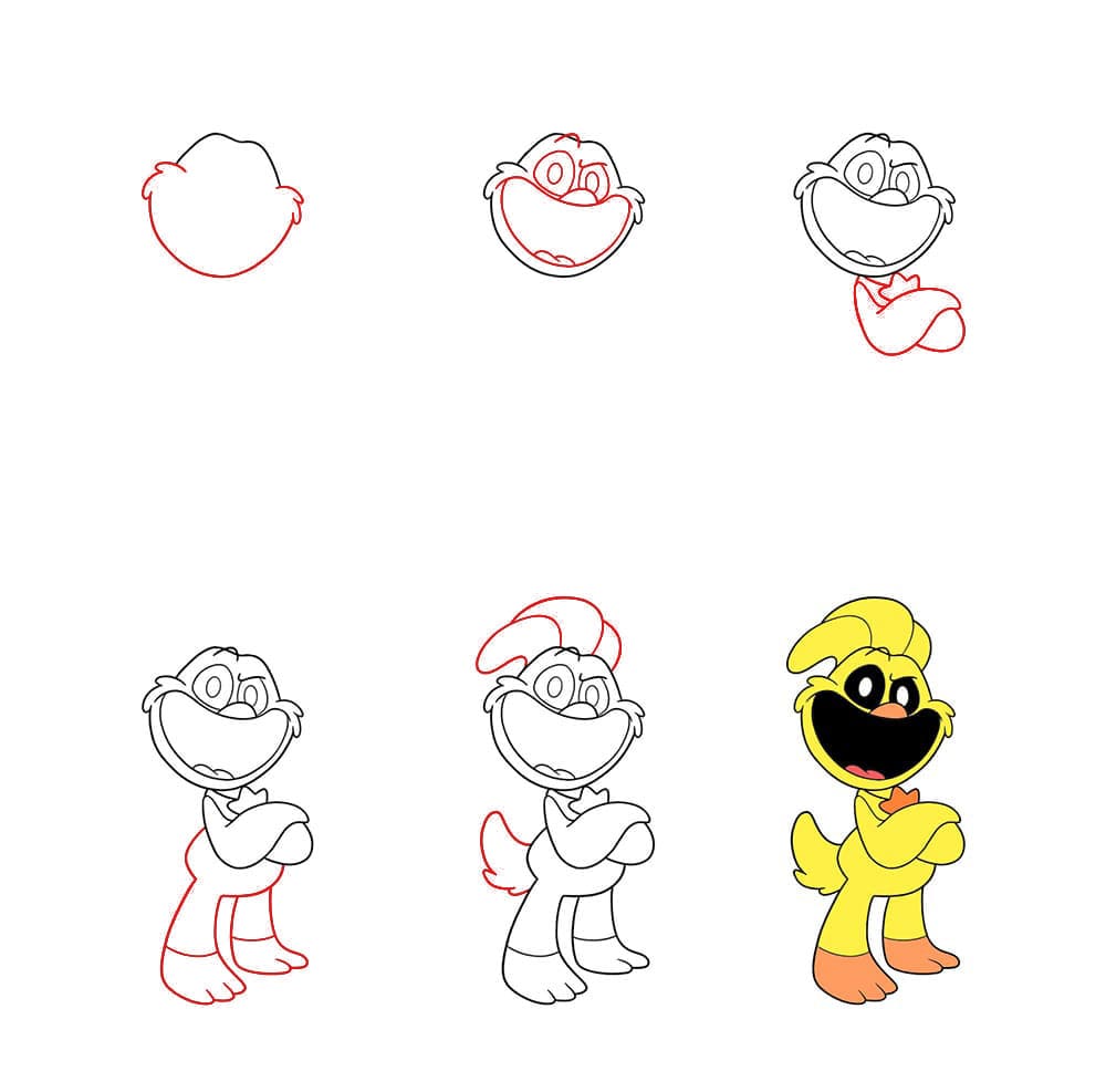 KickinChicken Smiling Critters dessin