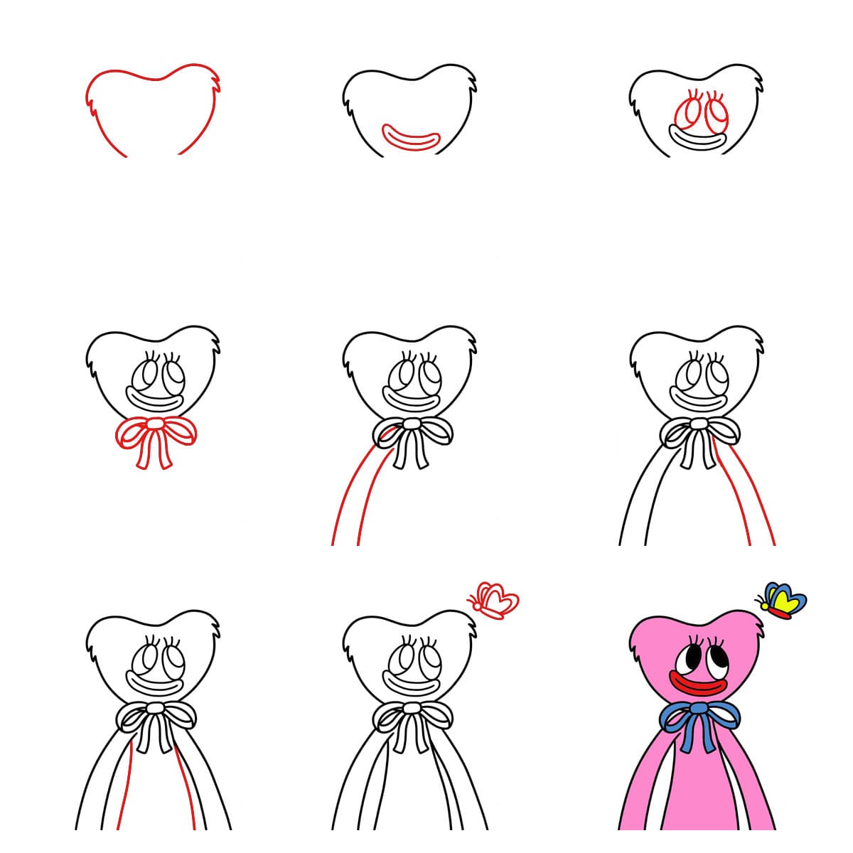 Kissy Missy et le papillon dessin