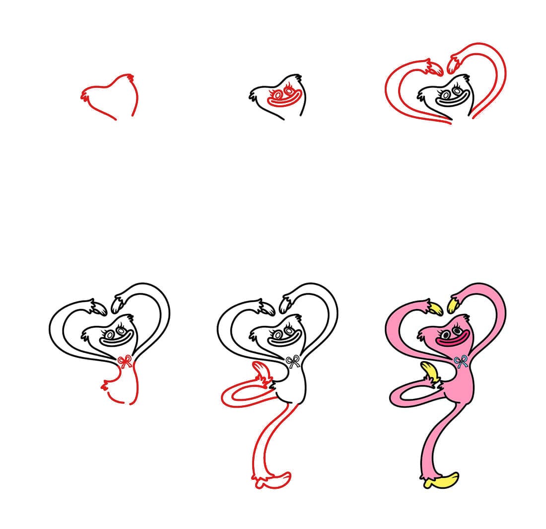 Kissy Missy qui danse dessin