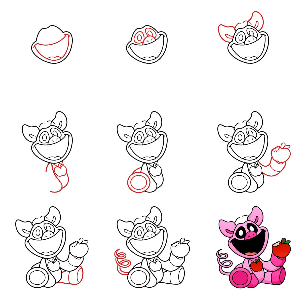 PickyPiggy assise dessin
