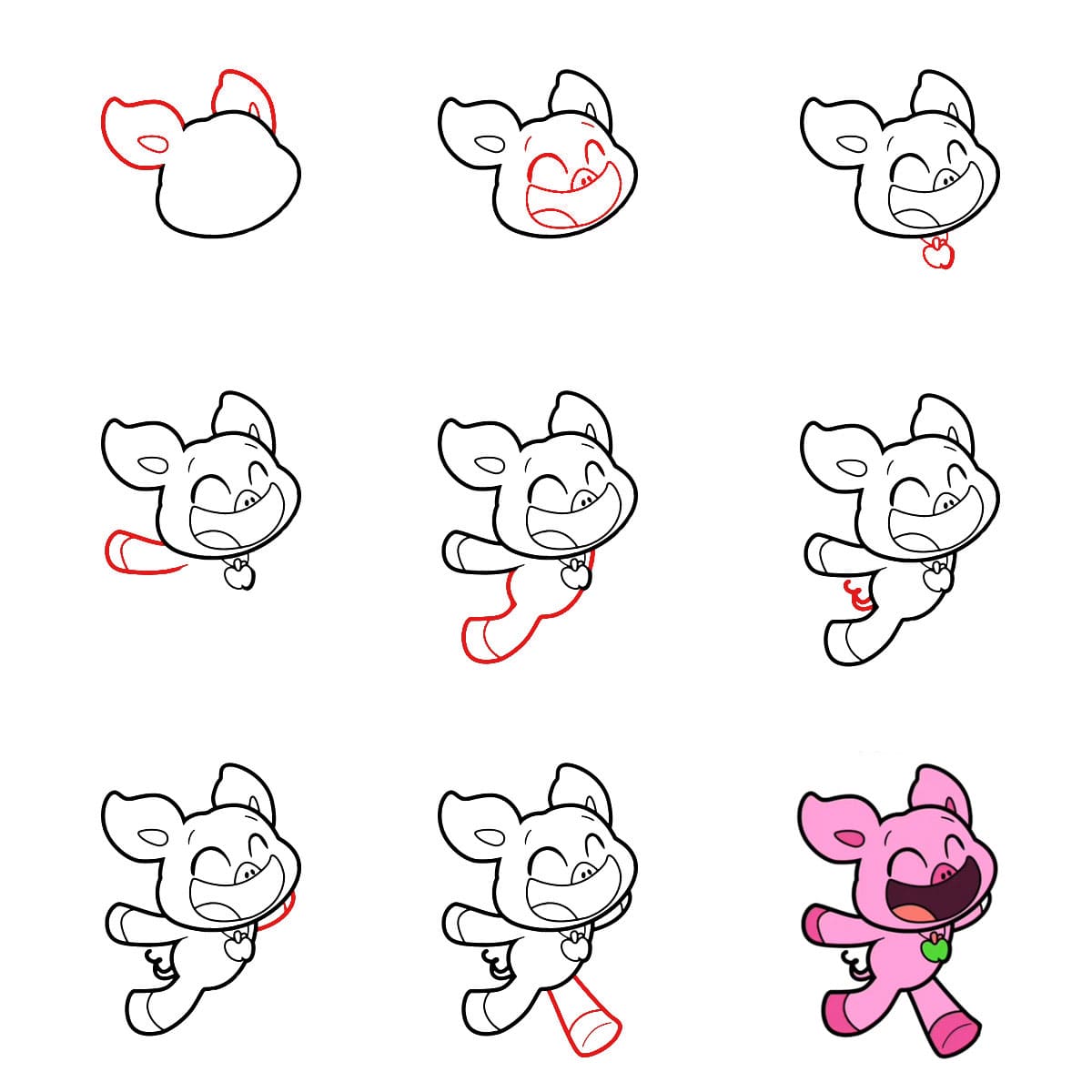 PickyPiggy court dessin