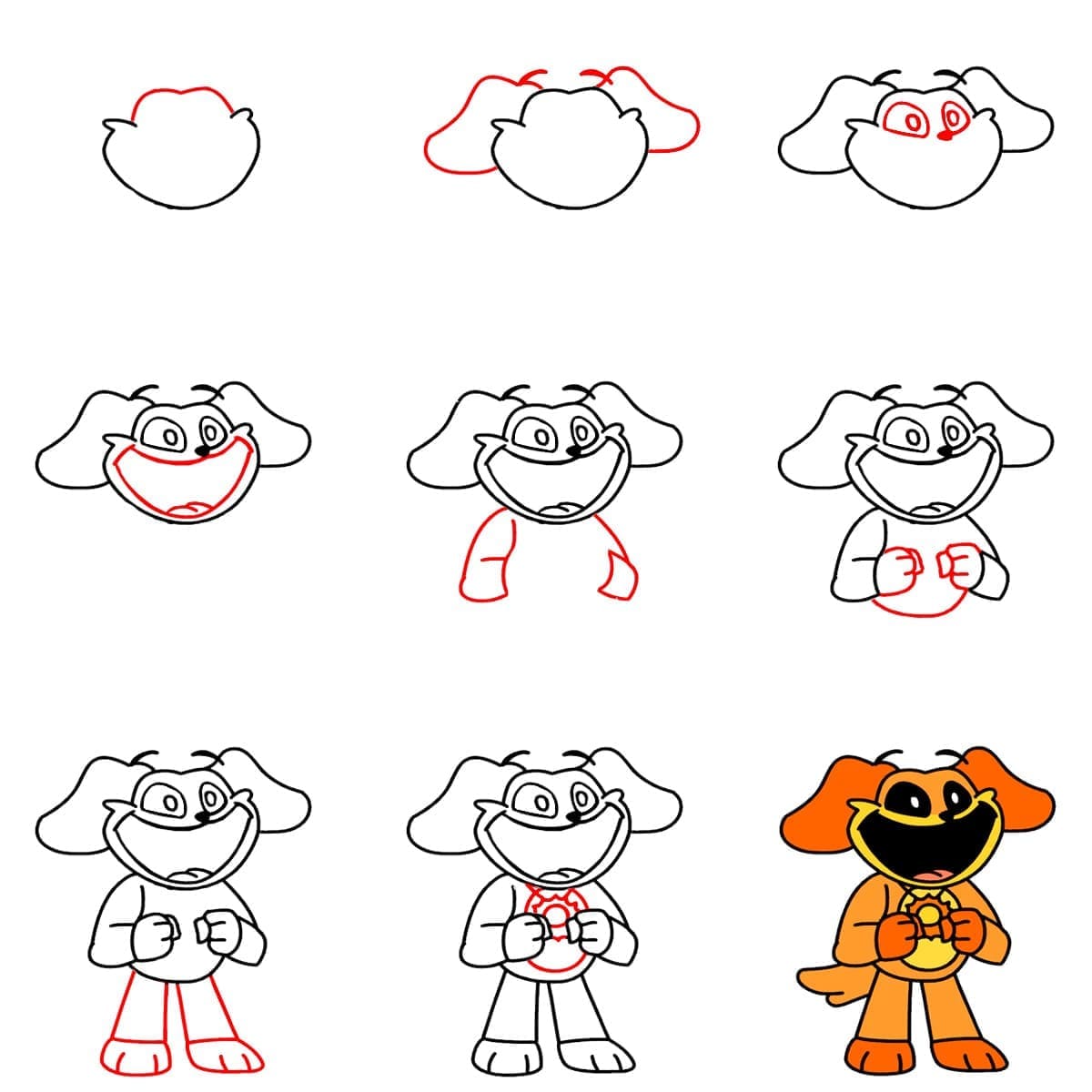 Smiling Critters Dogday dessin