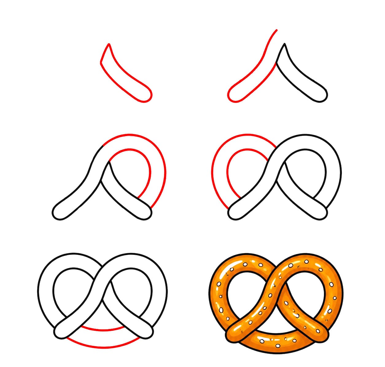 Bretzel allemand dessin