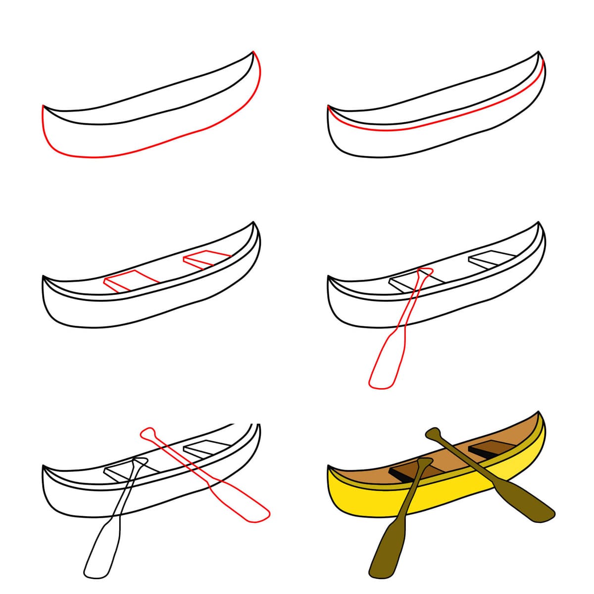 Image de canoë dessin