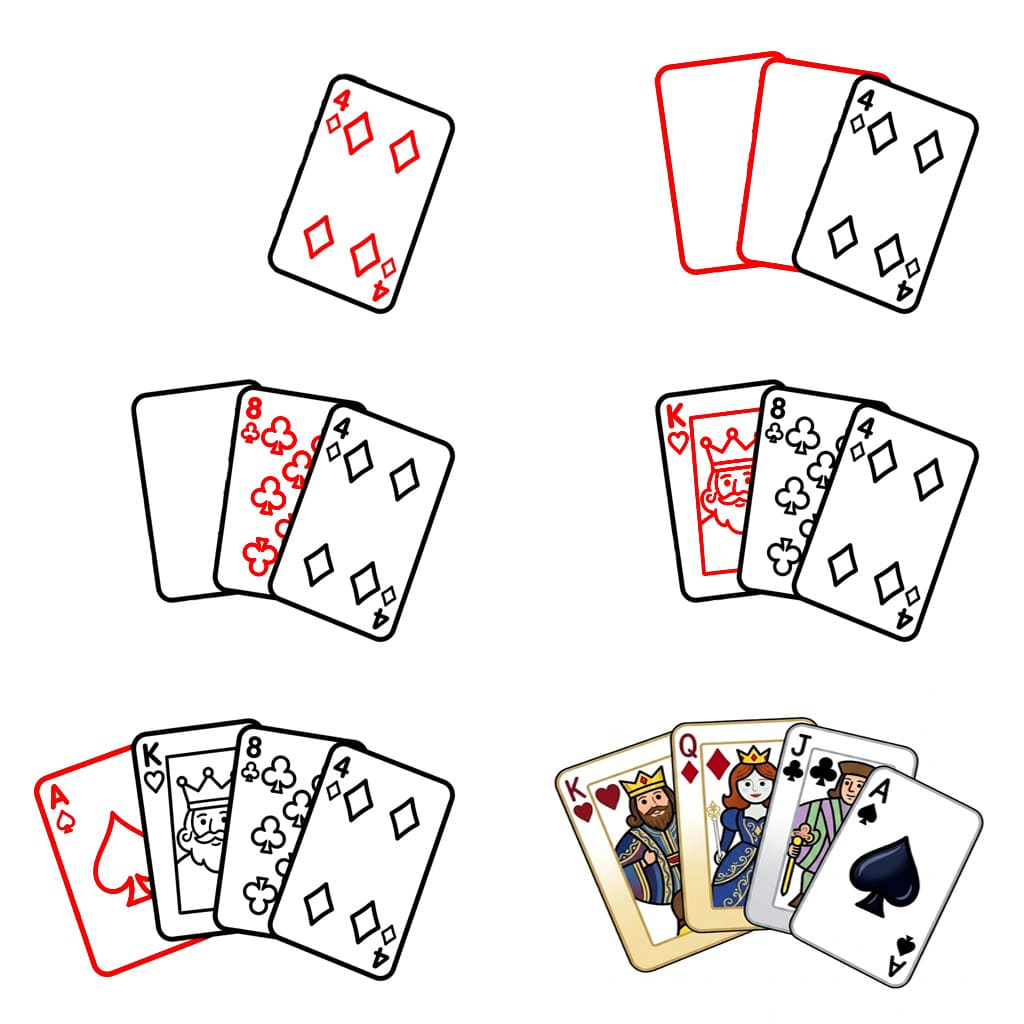 Image de Cartes à jouer dessin