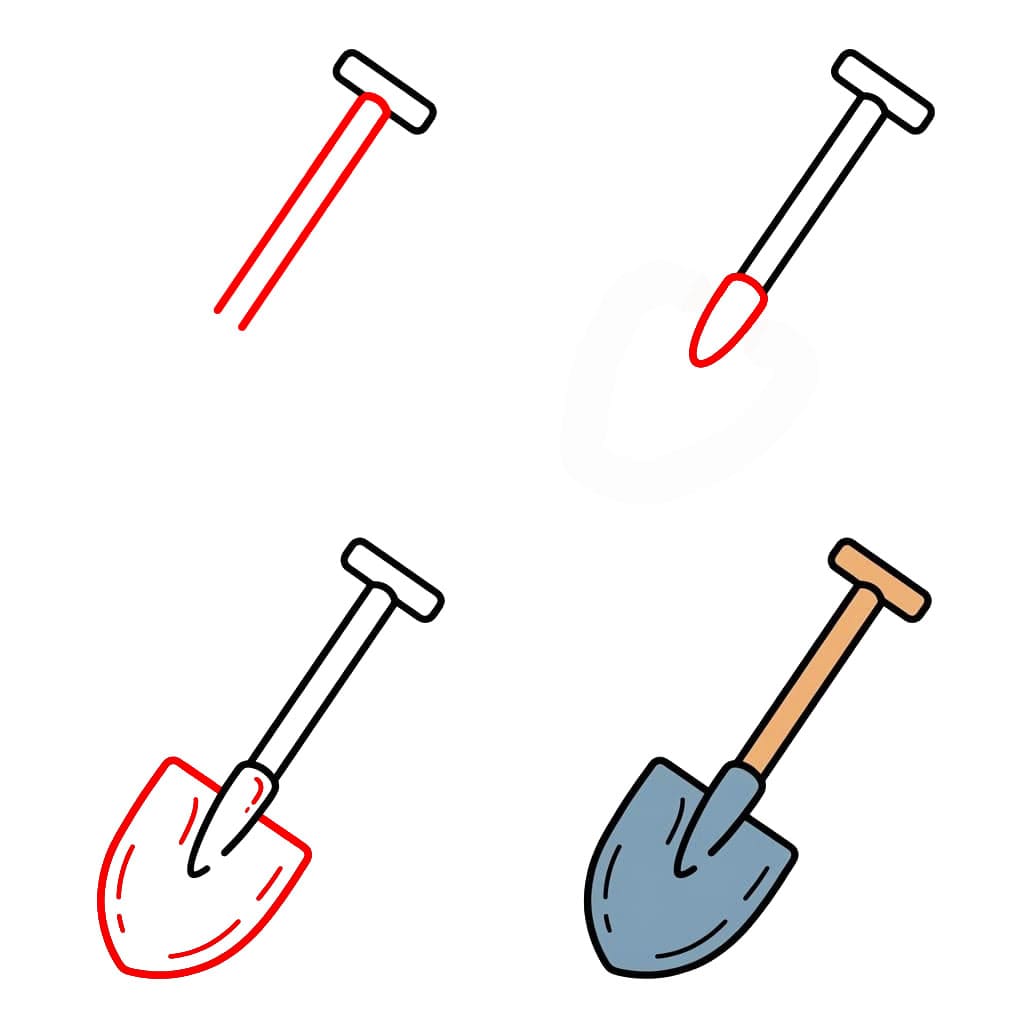Pelle facile à utiliser dessin