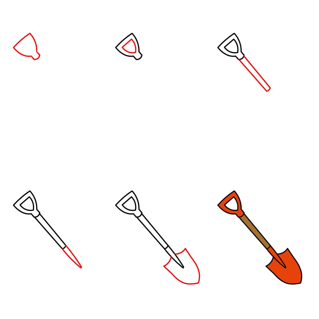 Pelle rouge dessin