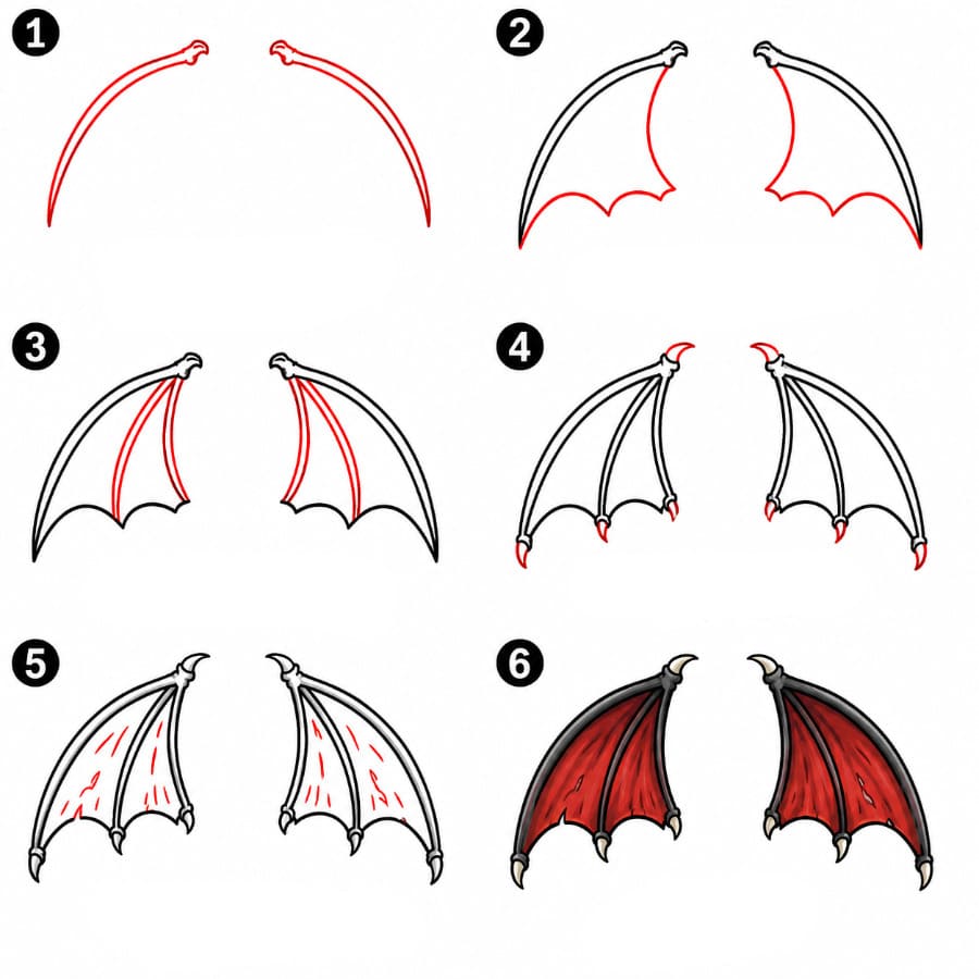 Ailes de dragon dessin