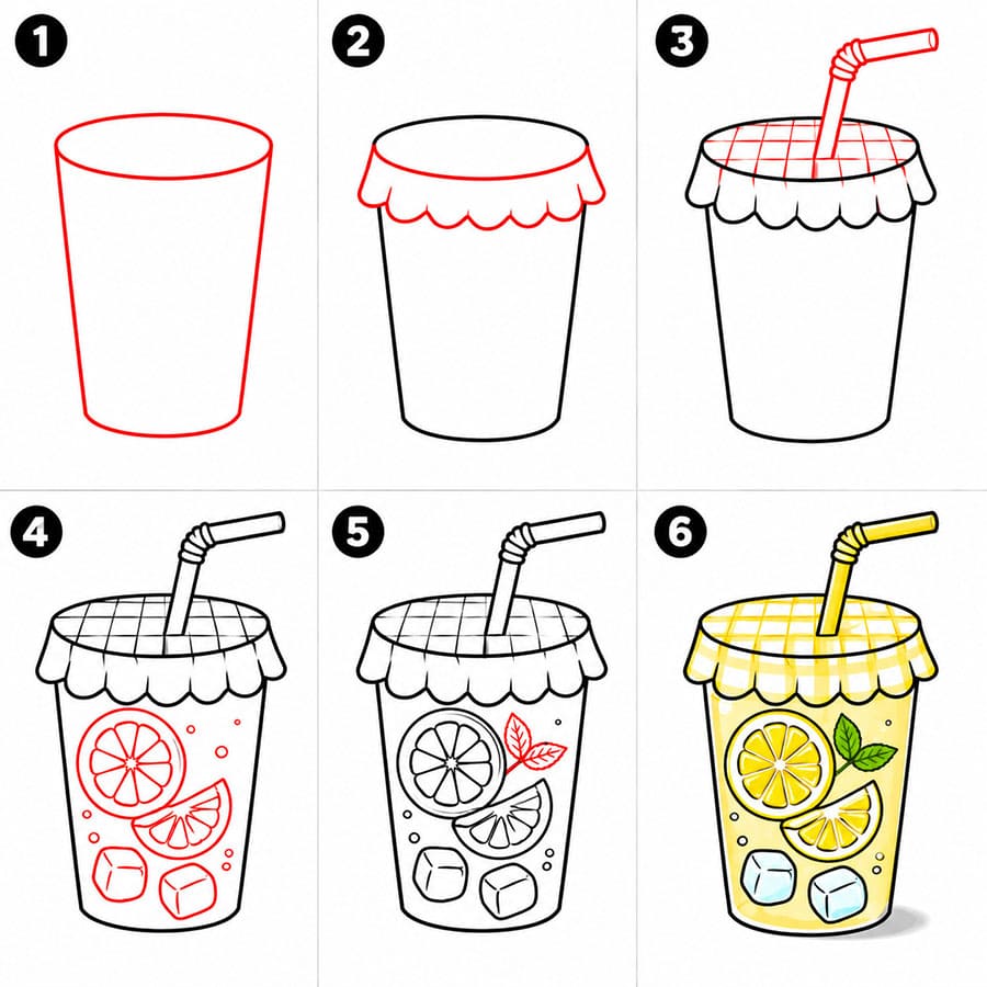 Image de limonade à imprimer dessin