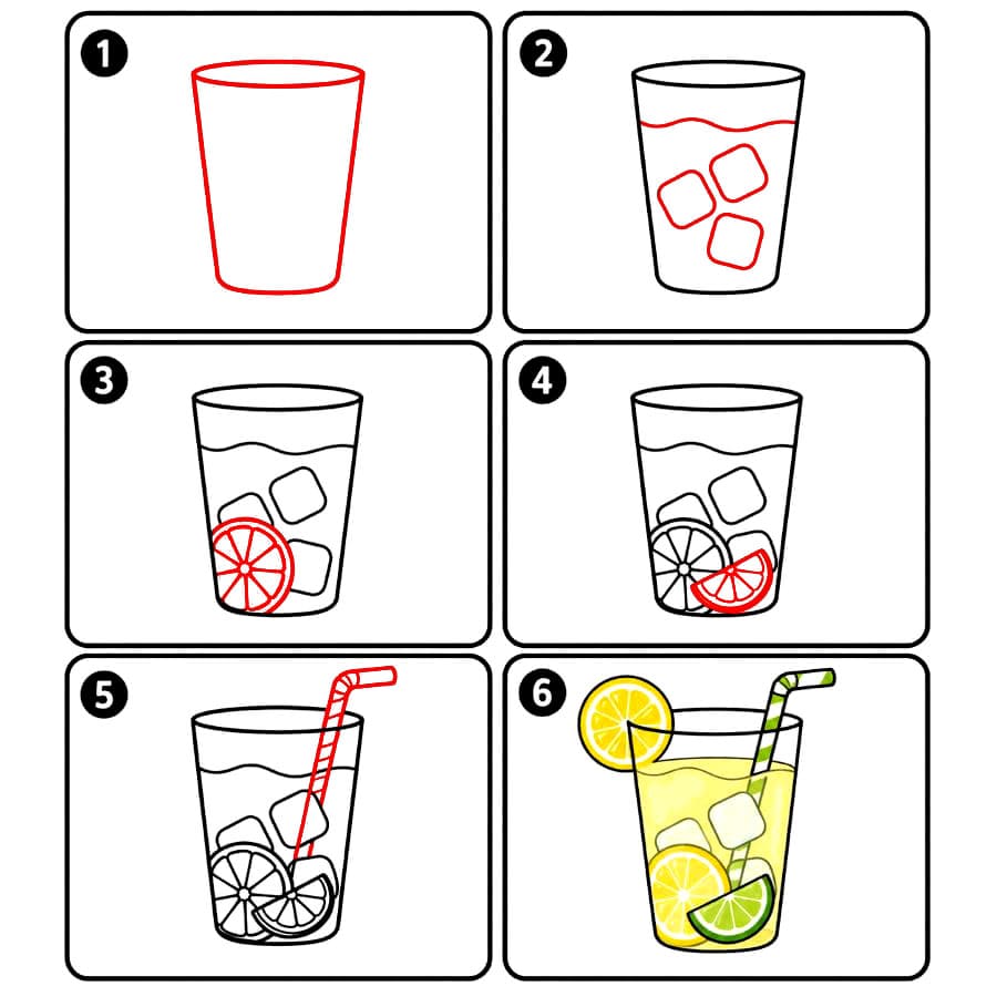 Limonade au citron vert dessin