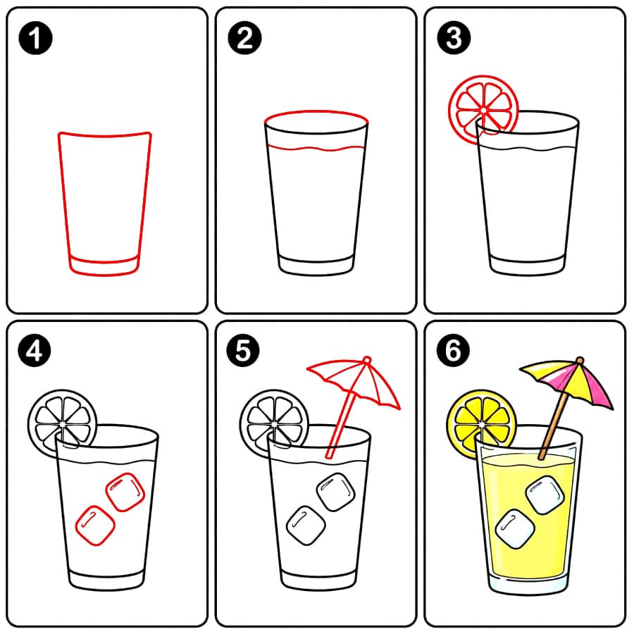Limonade d'été dessin