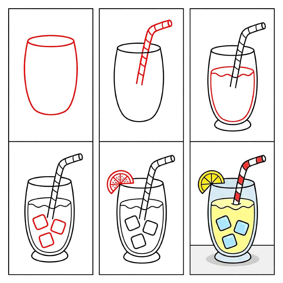 Limonade fraîche dessin