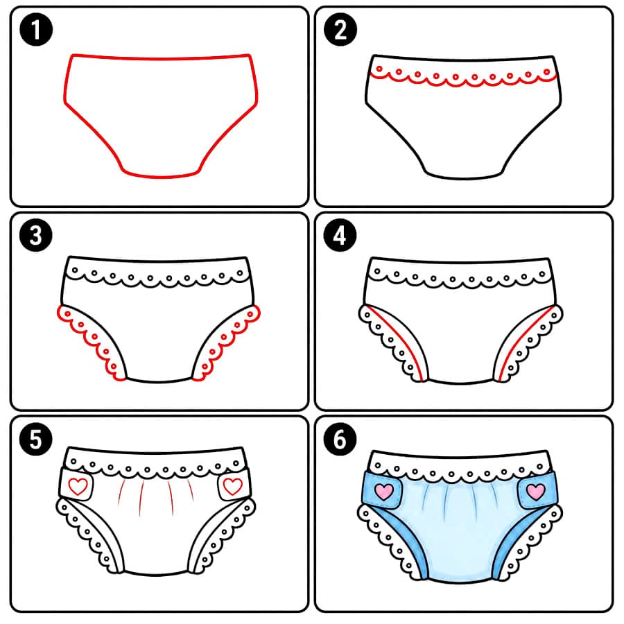 Couche à bords en dentelle dessin