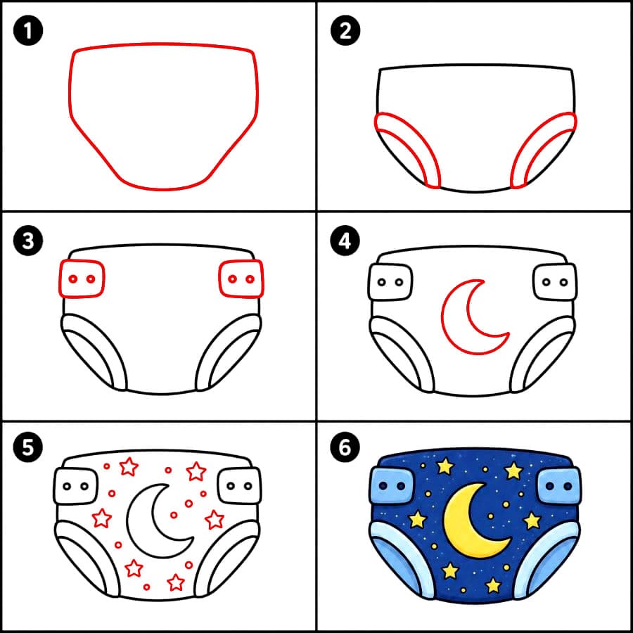 Couche à motif nuit étoilée dessin
