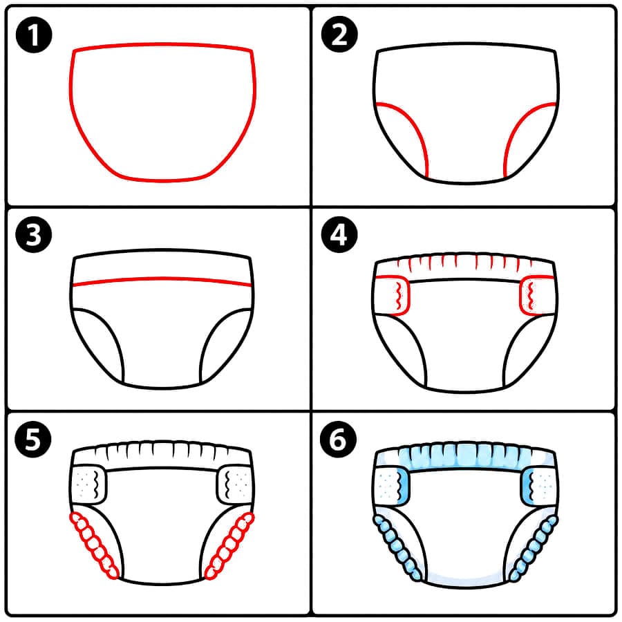 Couche moderne et ajustée dessin
