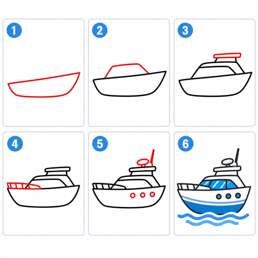 Grand yacht dessin