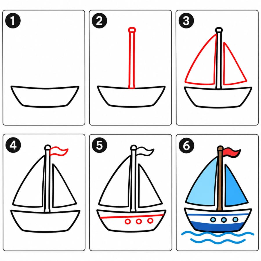 Gratuit Yacht dessin