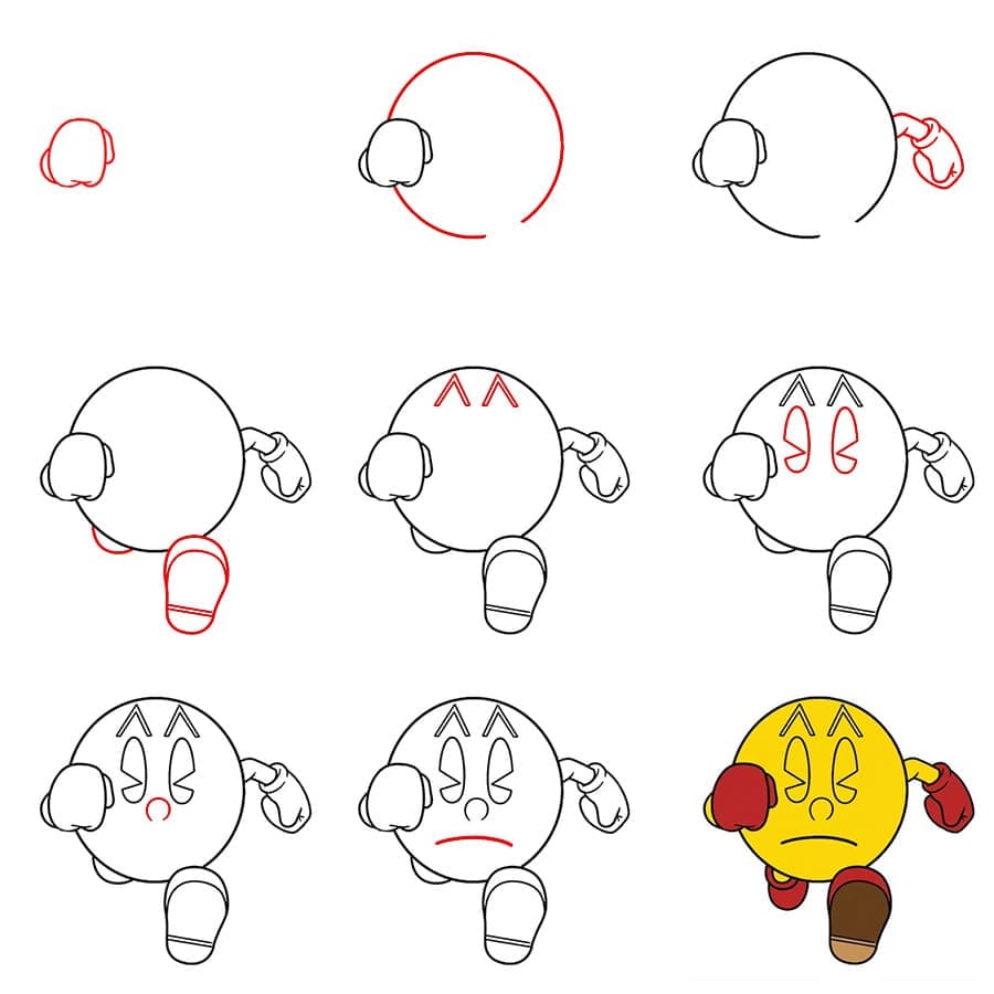 Idées autour de Pac-Man dessin